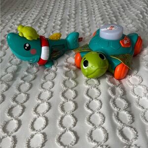 Colorful Kids Toy Set - Turtle and Shark
